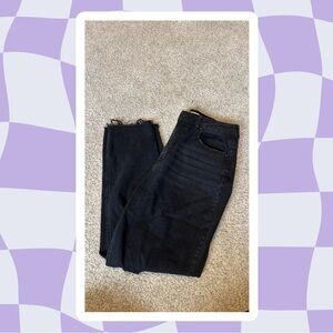 Women’s Black Distressed Jeans